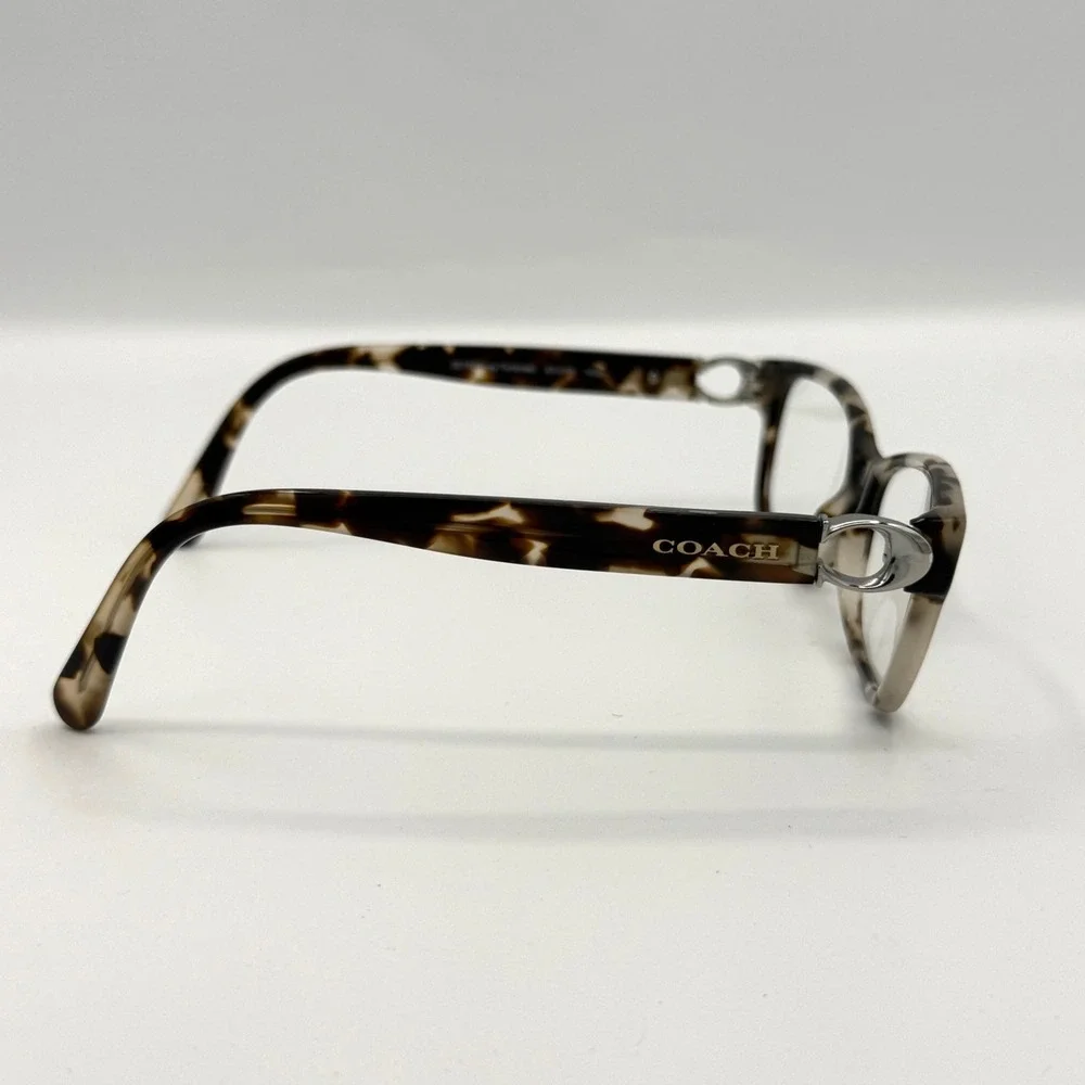 Coach‎ HC6119 5578 Eyeglasses Womens 53mm Gray Tortoise Rectangular  Frames
